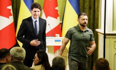 Zelenski ve Trudeau Kiev’de bir araya geldi