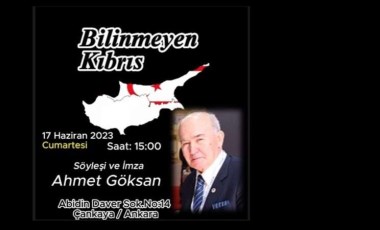 Gazeteci yazar Göksan 'Bilinmeyen Kıbrıs'ı anlatacak