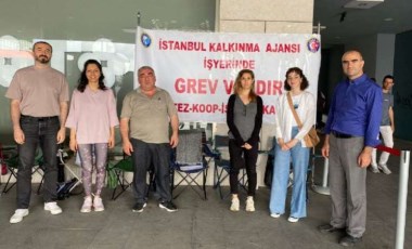 Bakanlığa bağlı İstanbul Kalkınma Ajansı’nda işçilerin grevi sürüyor: Enflasyonun faturası emekçiye!