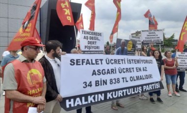 HKP'den 'Asgari ücret' eylemi: En az 34 bin 838 TL olmalıdır