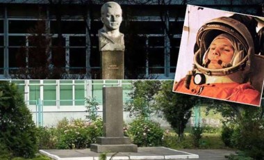 'Uzaya çıkan ilk insandı...' Yuri Gagarin'in büstü söküldü!