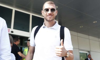 Edin Dzeko Fenerbahçe için İstanbul'da!