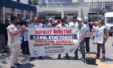 Sağlıkçılardan zam isyanı: Hayatımızı aç geçirmek istemiyoruz