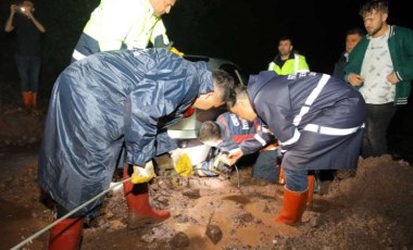 Ordu'da sel: Mahsur kalan 6 kişi kurtarıldı, Belediye Başkanı 'Her şey Rabbimizden' dedi