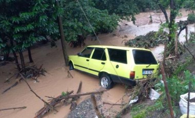 Giresun’da sel: Ev ve işyerleri su altında kaldı