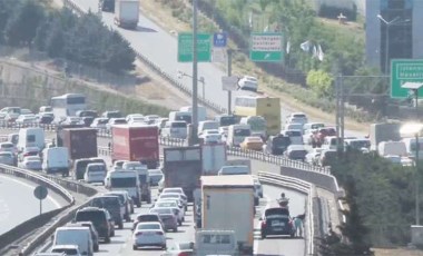 İstanbul trafiğinde bayram yoğunluğu!