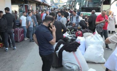 Otogarda Kurban Bayramı yoğunluğu sürüyor: Yollarda çok trafik var