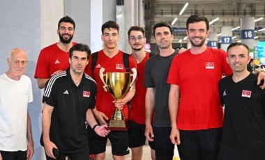 Avrupa Altın Ligi şampiyonu A Milli Erkek Voleybol Takımı, yurda döndü