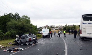 Tekirdağ'da feci kaza... Sürücü öldü, 3 kişi yaralandı