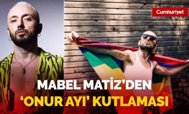 Ödül alan Mabel Matiz’den ‘onur ayı’ kutlaması