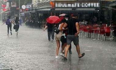 İzmir için 'sağanak' uyarısı