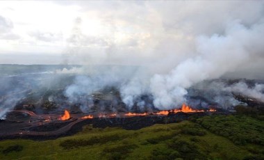 Hawaii'deki Kilauea Yanardağı'nda patlama