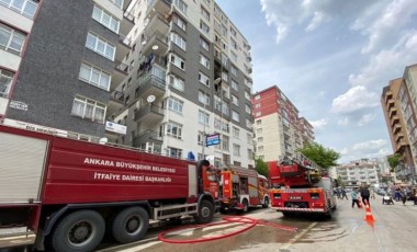 Ankara'da apartmanda yangın: 1 kişi hayatını kaybetti, 4 kişi dumandan etkilendi