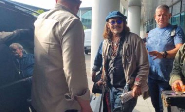 Johnny Depp İstanbul'a geldi