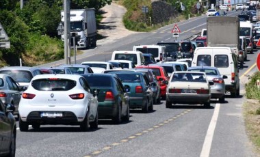 Bayram tatilinin son gününde dönüş trafiği başladı