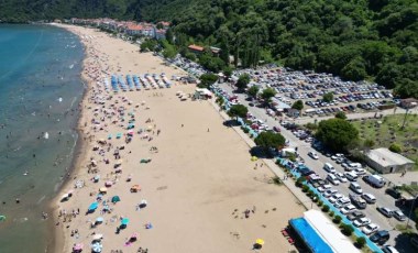 İnkumu bayramın son günü doldu, araç geçişine izin verilmedi