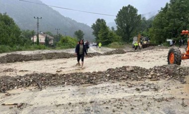 Trafiğe kapatılan Karabük-Zonguldak karayolu tek yönlü ulaşıma açıldı