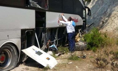 Çanakkale'de yolcu otobüsü şarampole düştü: 5 yaralı