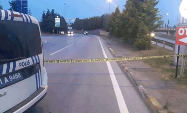 D-100 Karayolu üzerinde kaldırıma bırakılan cisim polisi alarma geçirdi