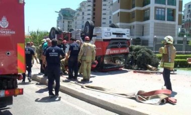 Pendik'te itfaiye aracı kaza yaptı: Çok sayıda yaralı!