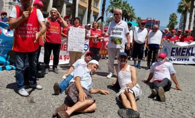 Emeklilerden ‘Enflasyon canavarlı’ zam protestosu