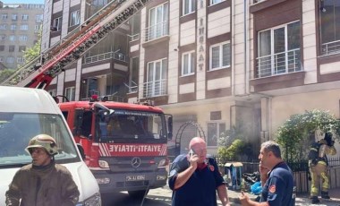 Kağıthane'de yangın: 5 kişi dumandan etkilendi