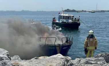 Son Dakika: Pendik'te tekne yangını!