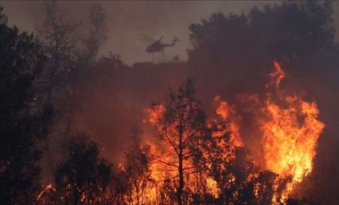 Rodos'tan sonra Korfu'da da yangın çıktı