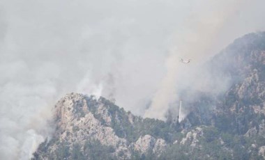 Antalya'daki orman yangın üçüncü gününde devam ediyor!