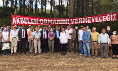 Akbelen'de ağaç kıyımına karşı mücadele sürüyor