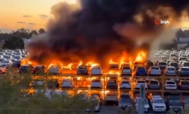 Fransa'daki protestolarda otopark yaktılar