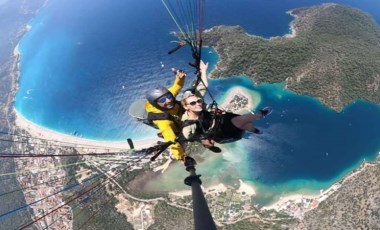 Fethiye, bayram tatilinde yamaç paraşütçülerinin gözdesi oldu