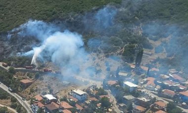 Güzelbahçe ve Kemalpaşa'da orman yangını