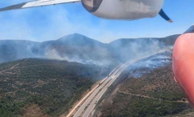 Alev alan otomobil orman yangınına yol açtı: Müdahale sürüyor