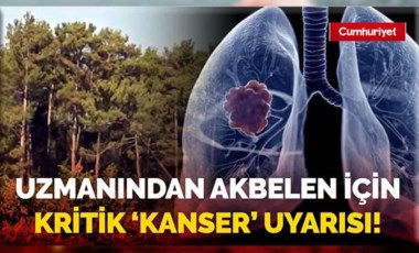 Uzmanından Akbelen için kritik 'kanser' uyarısı!