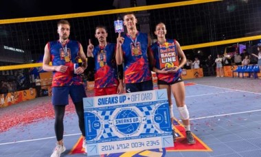 Red Bull Back Line voleybol turnuvasında şampiyon Beach Stars