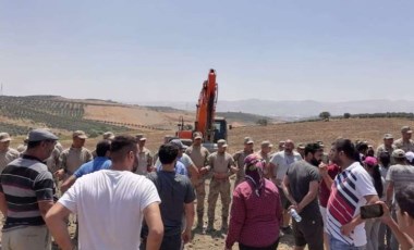 Hatay Dikmece'de tarım alanlarına TOMA'yla girdiler