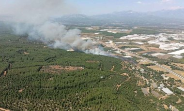 Antalya'nın iki ilçesinde orman yangını