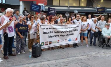 İzmir’de STK’lerden işkence protestosu