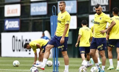 Fenerbahçe'de Edin Dzeko ilk antrenmanına çıktı