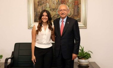 Kılıçdaroğlu, ABD'deki başarılı öğrenci Lara Özkan ile görüştü