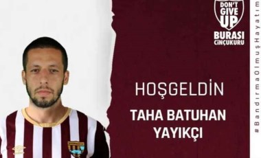 Taha Batuhan Yayıkcı, Bandırmaspor'da!