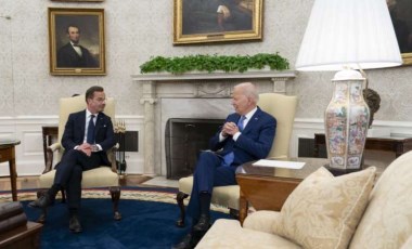 Biden ve Kristersson, İsveç'in NATO'ya üyeliğini görüştü