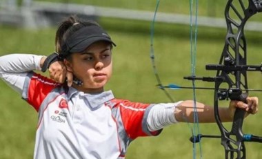 Milli okçu Hazal Burun'dan gümüş madalya