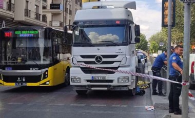 Bakırköy'de korkunç kaza: TIR’ın altında kalan engelli yurttaş hayatını kaybetti