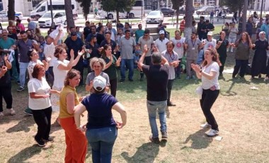 Ege Üniversitesi’nde sağlıkçıların iş bırakma eylemi sürüyor