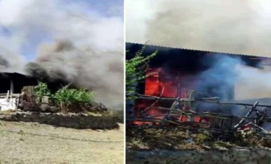 Yayla evinde yangın: Kullanılamaz hale geldi