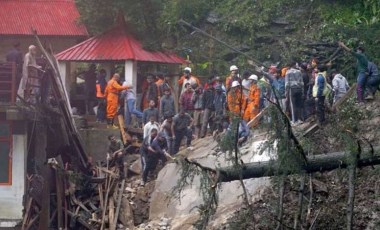 The death toll from landslides in the Himalayas has risen to 57. 10 people were not found