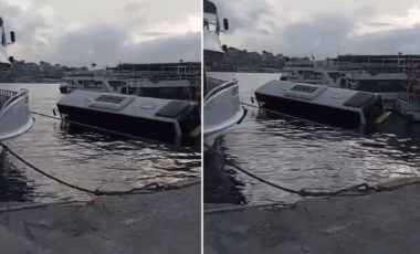 Son Dakika: Eminönü'nde İETT otobüsü denize düştü