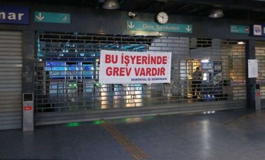 İzmir'de metro ve tramvay grevi sona erdi